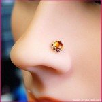 Artificial Nose Pin Design for Girls