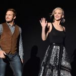 Jennifer Lawrence and Chris Pratt Onstage CinemaCon 2016