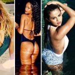 Celebrity Stars Wearing One Piece Swimsuits