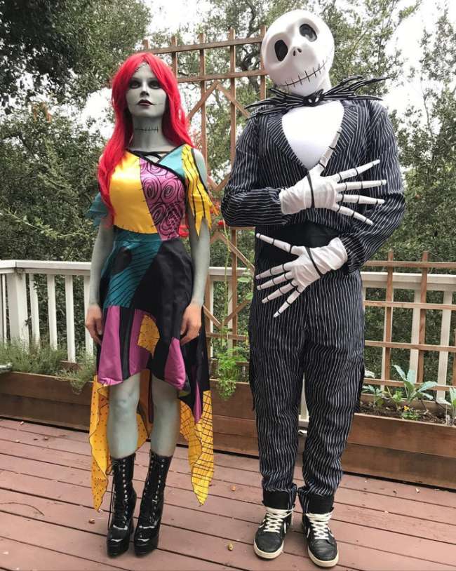 ALESSANDRA AMBROSIO and JAMIE MAZUR in Halloween Costumes 2017