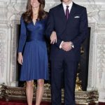 Kate’s Blue coloured Engagement dress for Iconic Royal Styles