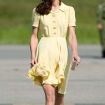 Kate’s Light Yellow number for Iconic Royal Styles