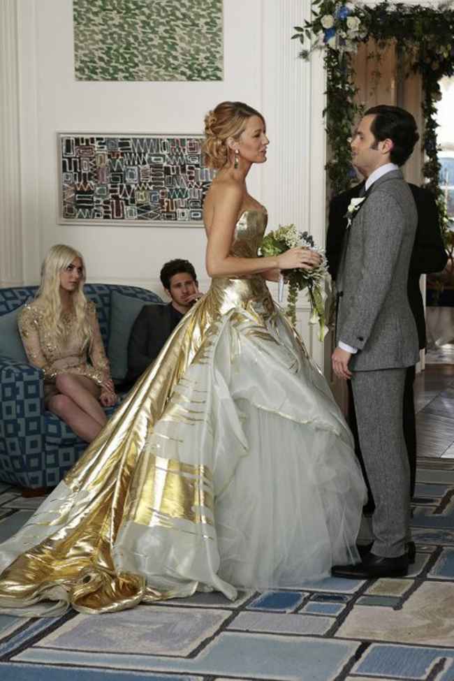 Serena van der Woodsen Best TV Wedding Dress